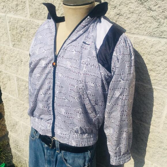 Vintage ellesse track jacket U.S Womens size 10 - Picture 3 of 4